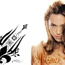 henna, Angelina Jolie, Body