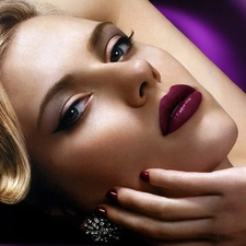 Scarlett Johansson, make-up