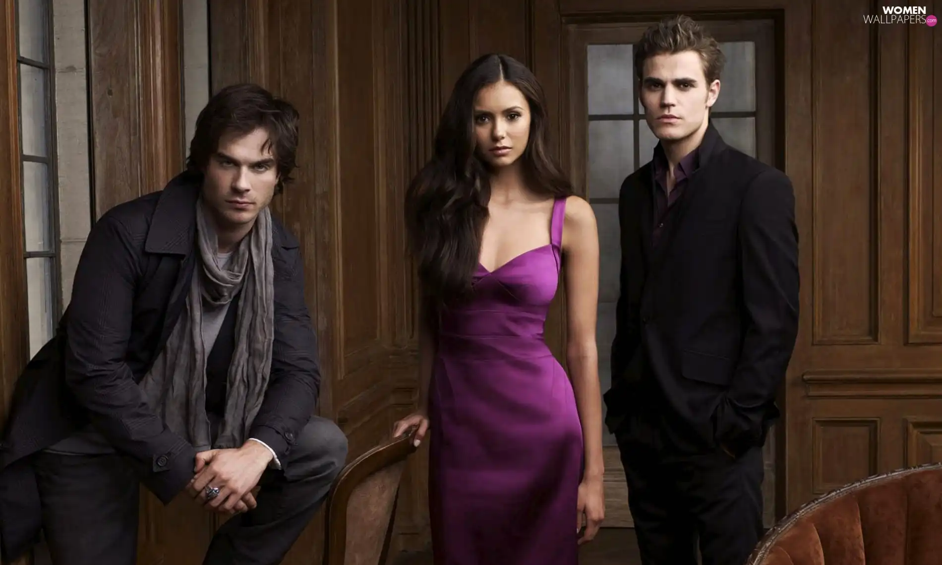 The Vampire Diaries, Damon, Elena, Stefan