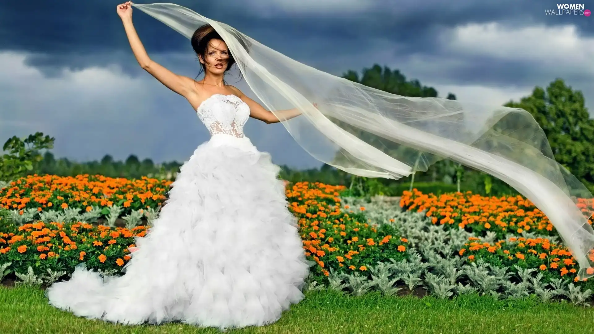 Isabella Matias, wedding, Flowers, Dress