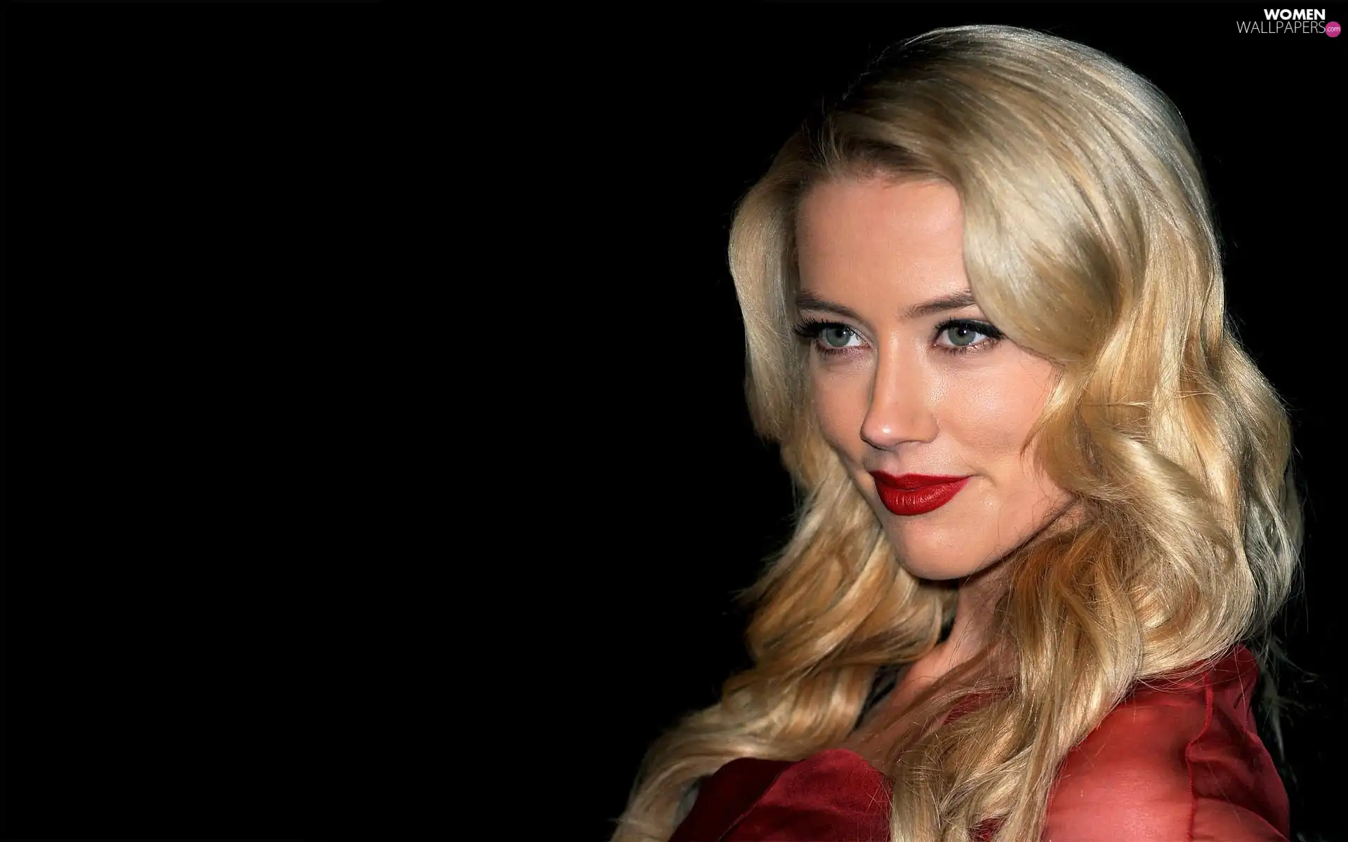 Amber Heard, Blond, Hair, Smile