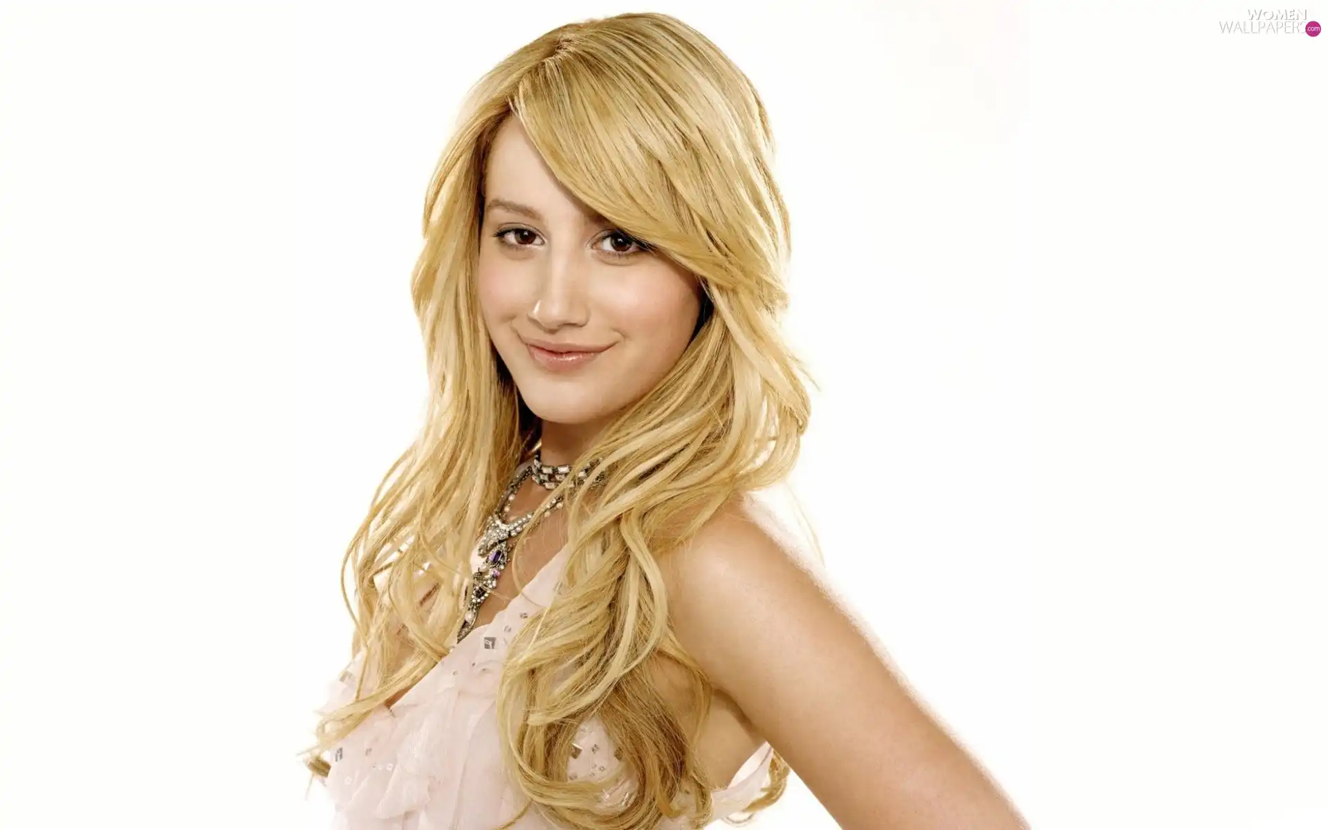 Ashley Tisdale, Blond, Hair, jewellery