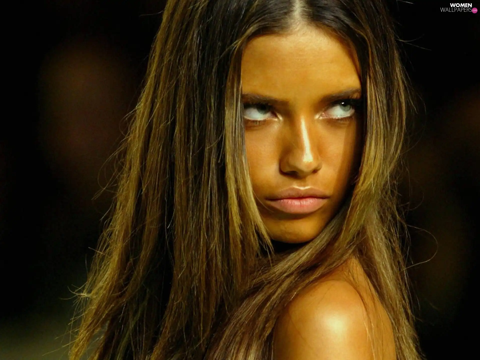 face, Adriana Lima, model