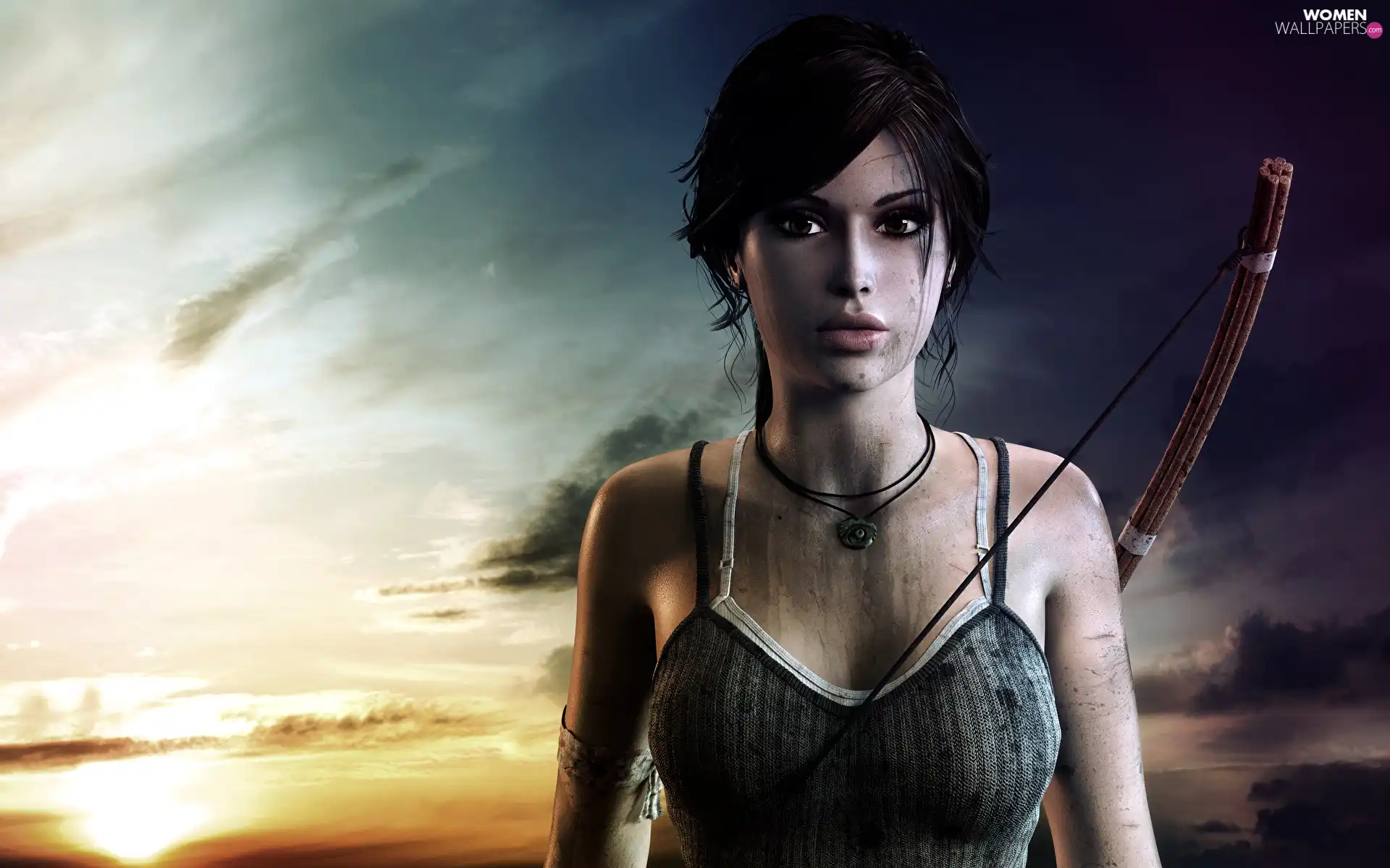 Tomb Raider, Bow, warrior, Lara Croft
