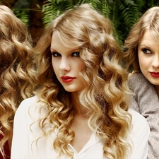 Blond, Hair, Longs, spiral, Taylor Swift