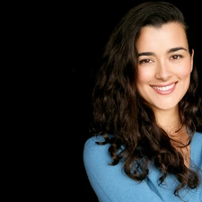 Sweater, Cote De Pablo, blue