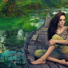 Boat, Angelina, lake