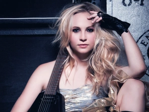 Guitar, Blonde, Candice Accola