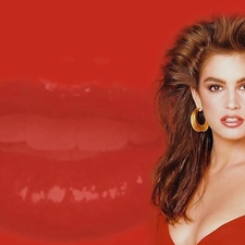 Cindy Crawford, lips