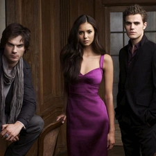 The Vampire Diaries, Damon, Elena, Stefan