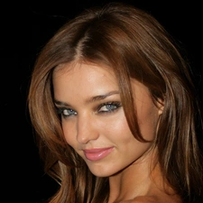 Hair, Miranda Kerr, face