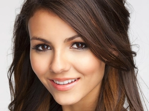 smiling, face, Hair, victoria justice