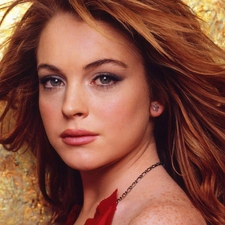 Lindsay Lohan, make-up