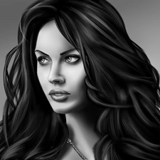 Megan Fox, portrait