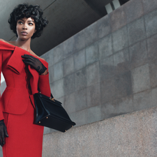 Red, costume, model, Naomi Campbell, Women