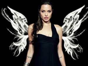 wings, Angelina Jolie, Openwork