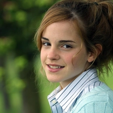 stripes, Emma Watson, shirt