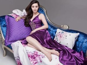 Fan Bingbing, panels, Sofa, dress