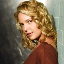 Katherine, Blonde, wall, Heigl