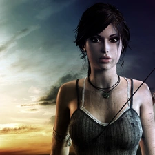 Tomb Raider, Bow, warrior, Lara Croft