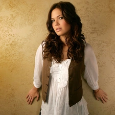 Blouse, Mandy Moore, White