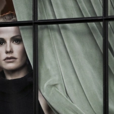 Window, glass, Anna Paquin, View, Women